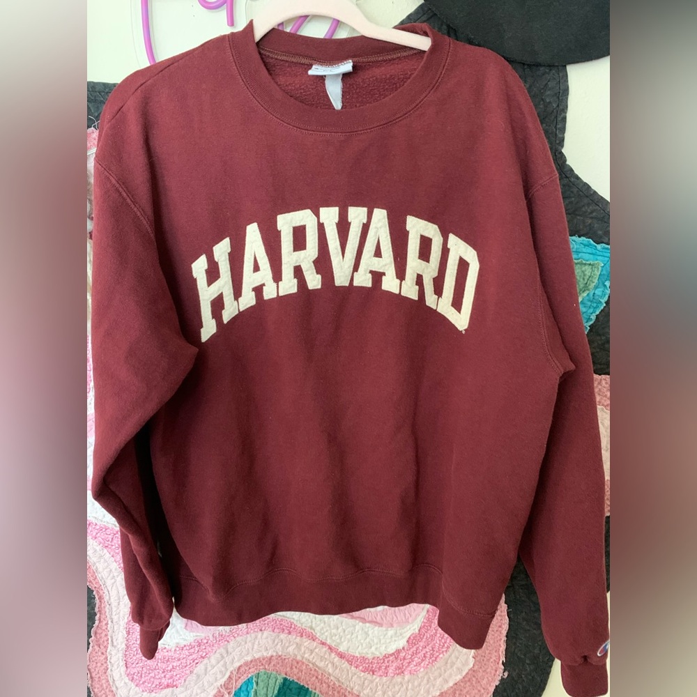 Harvard Champion Vintage Embroidered Sweatshirt